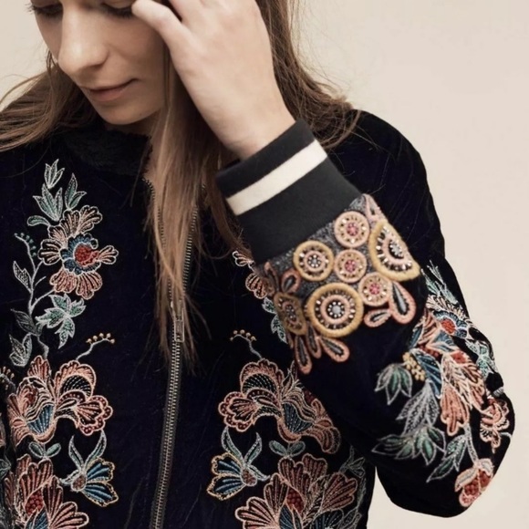 Anthropologie/Elevenses Hallie Bomber/Jacket/Small - Picture 4 of 13